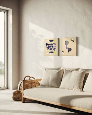 Digital is fun, but wanted to create physical artwork for my digital playlist😁😜 The “Dream, Love, and Party” playlist…